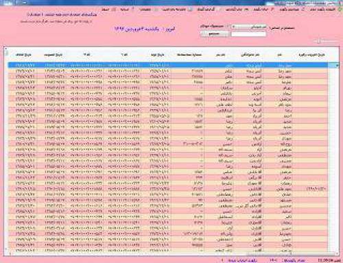 نرم افزار ثبت اطلاعات بسیجیان تحت اکسس